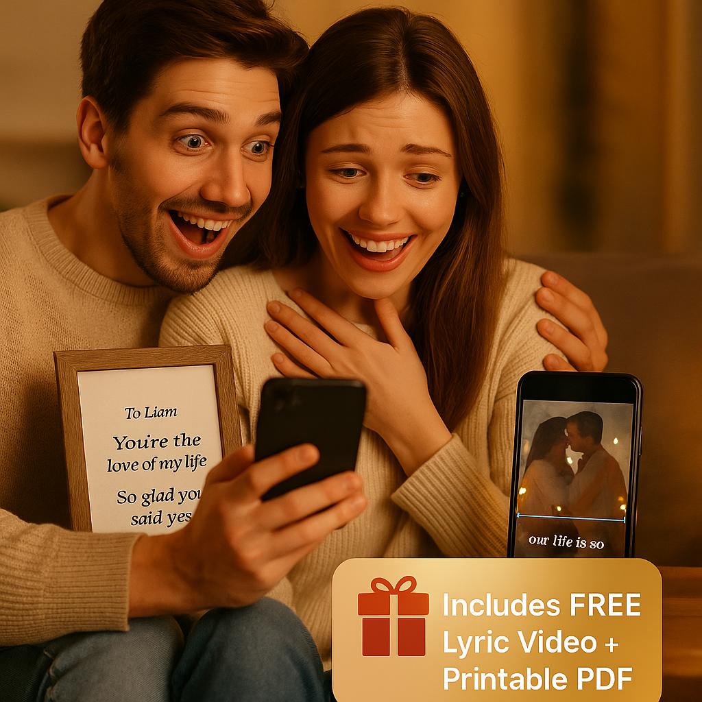 Personalized Song Gift + Free Lyric Video & PDF